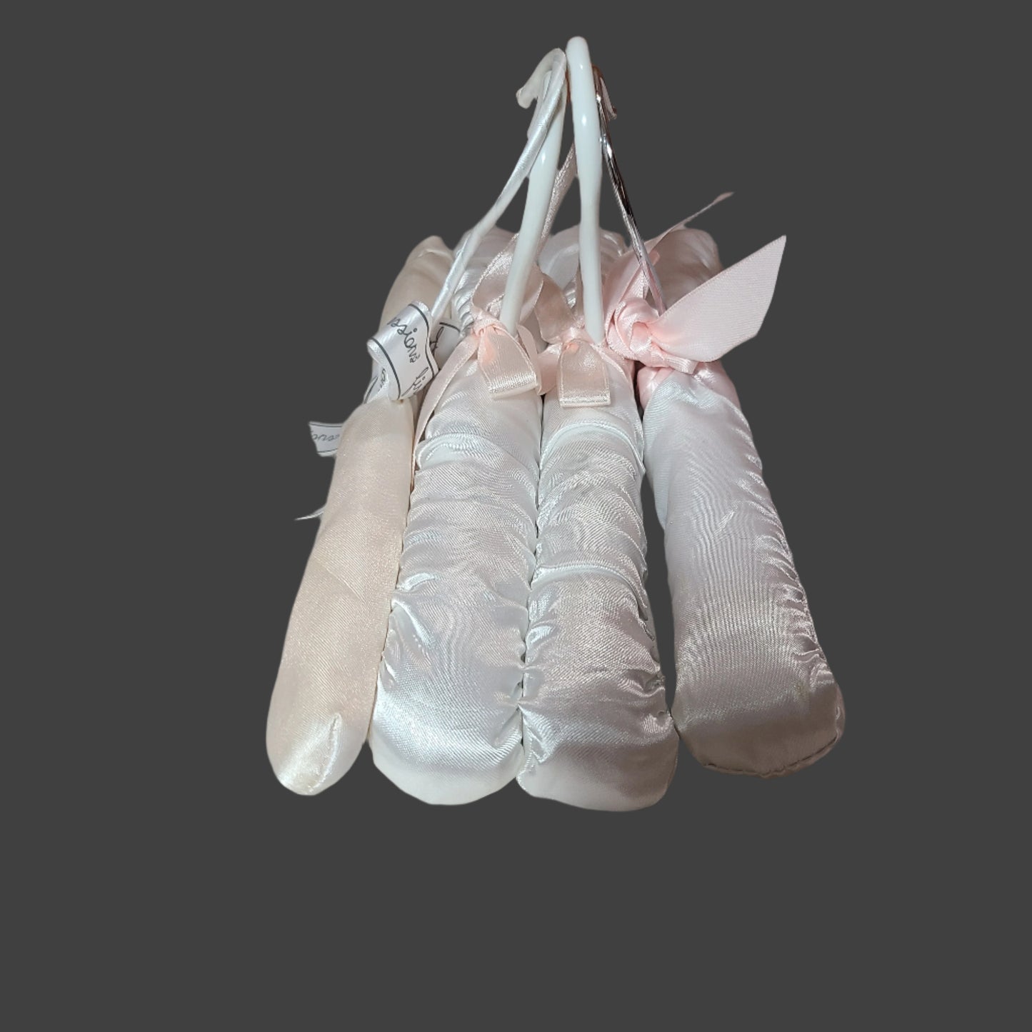 4PK Miscellaneous Satin Baby Clothes Hangers - USED