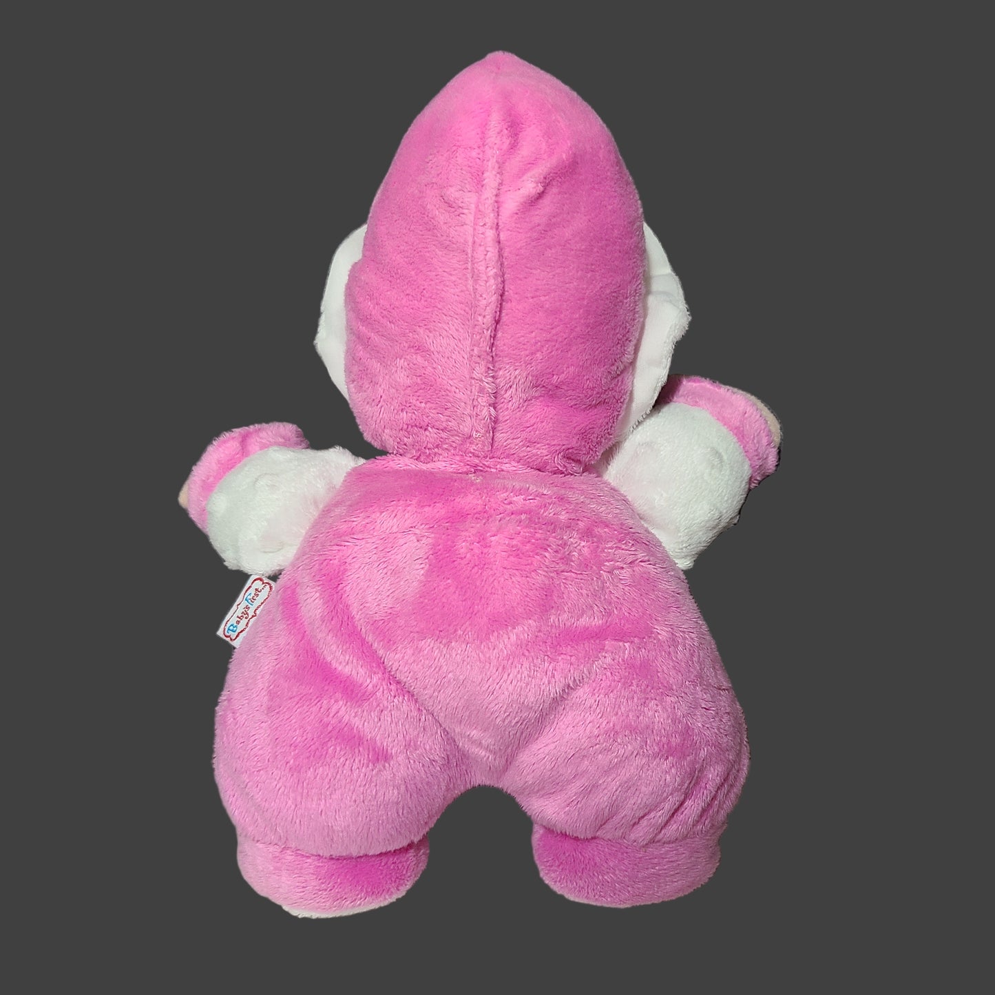 Baby's First Soft Body Minky Pink Baby Doll Rattle - LIKE NEW