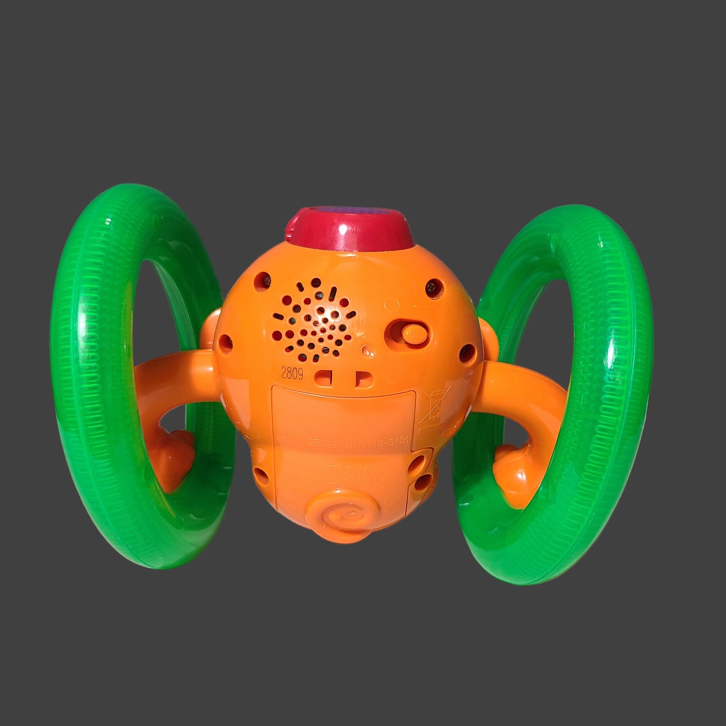 Bright Starts Roll & Glow Monkey w/ Sounds - New Batteries - USED
