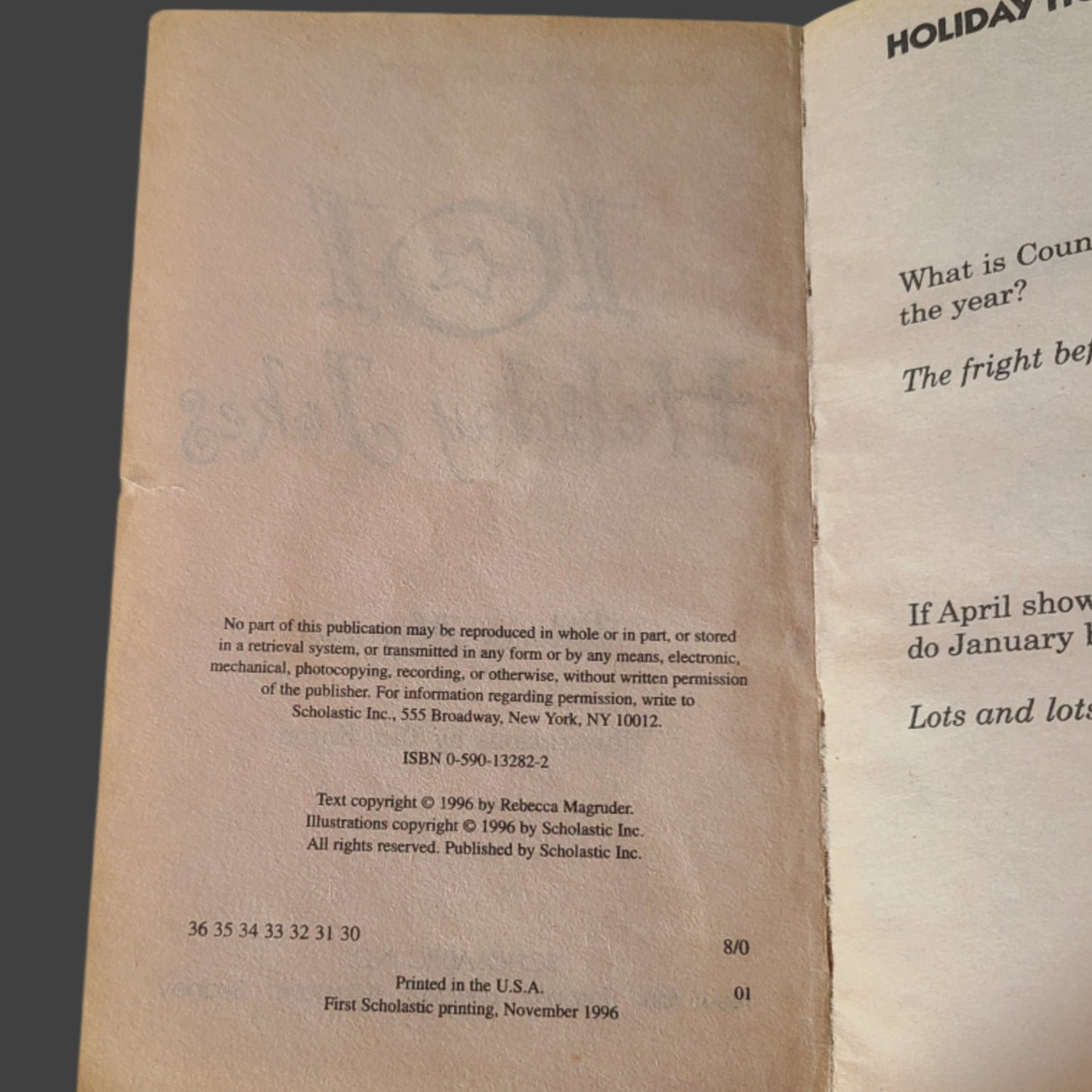 SC 101 Holiday Jokes by Rebecca Magruder - Copyright 1996 - USED