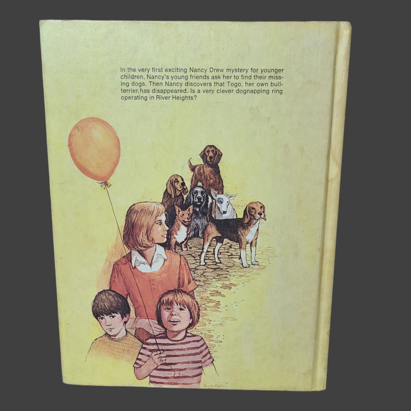 HC VTG A Picture Book Nancy Drew Mystery of the Lost Dogs by Carolyn Keene - Copyright 1977 - USED