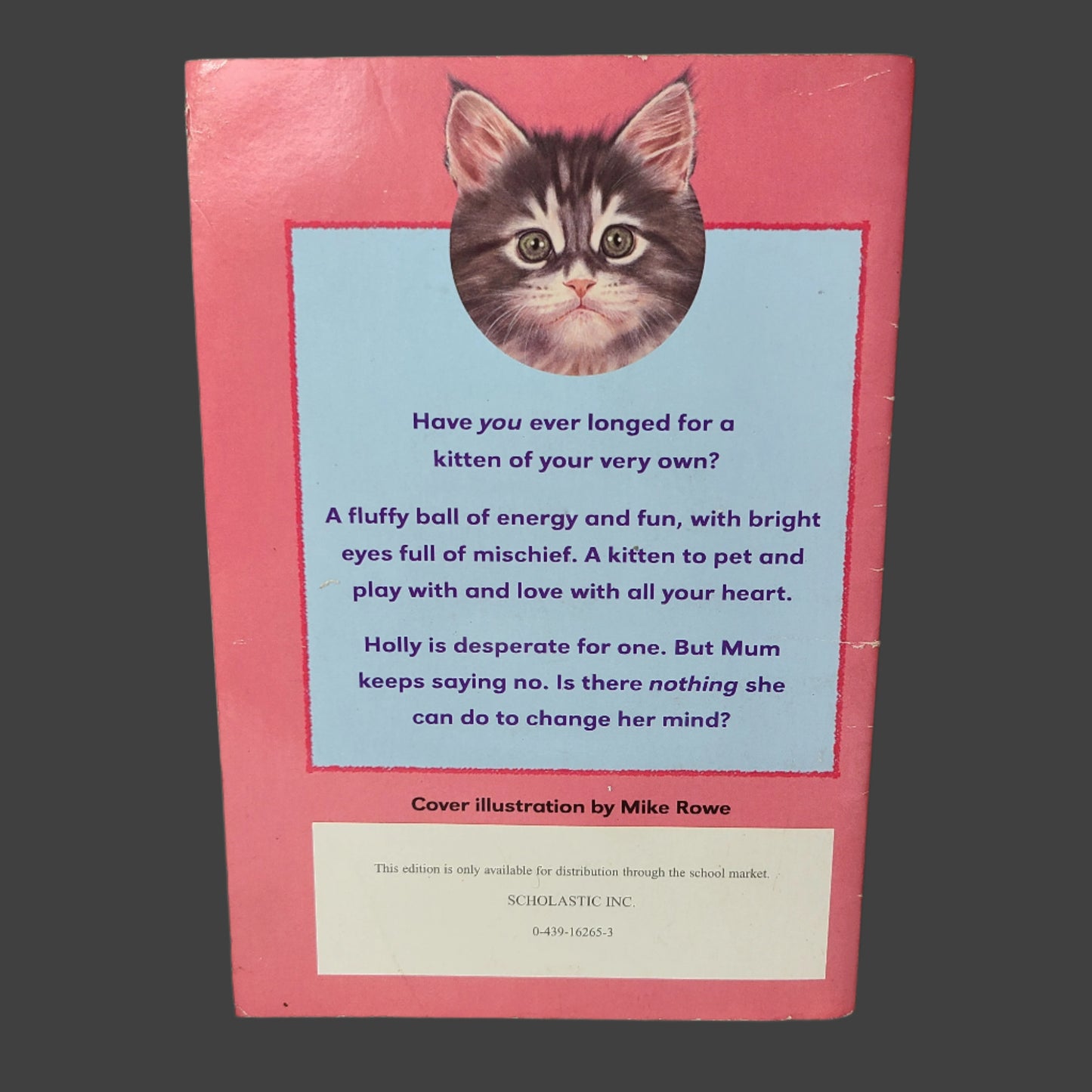 SC My First Kitten by Tessa Krailing - Copyright 1998 - Writing on Page - USED