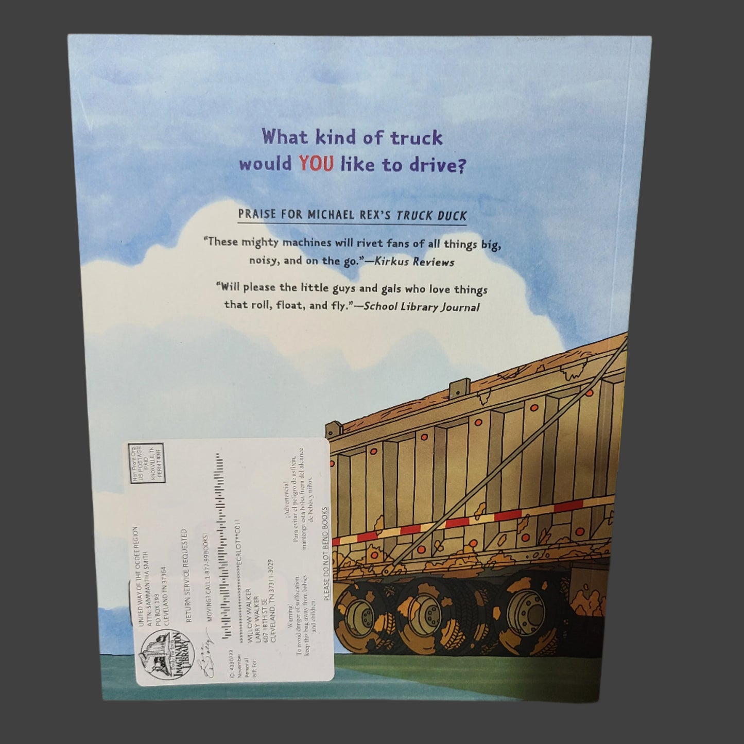 SC With Any Luck, I'll Drive a Truck by David Friend - Copyright 2016 - LIKE NEW