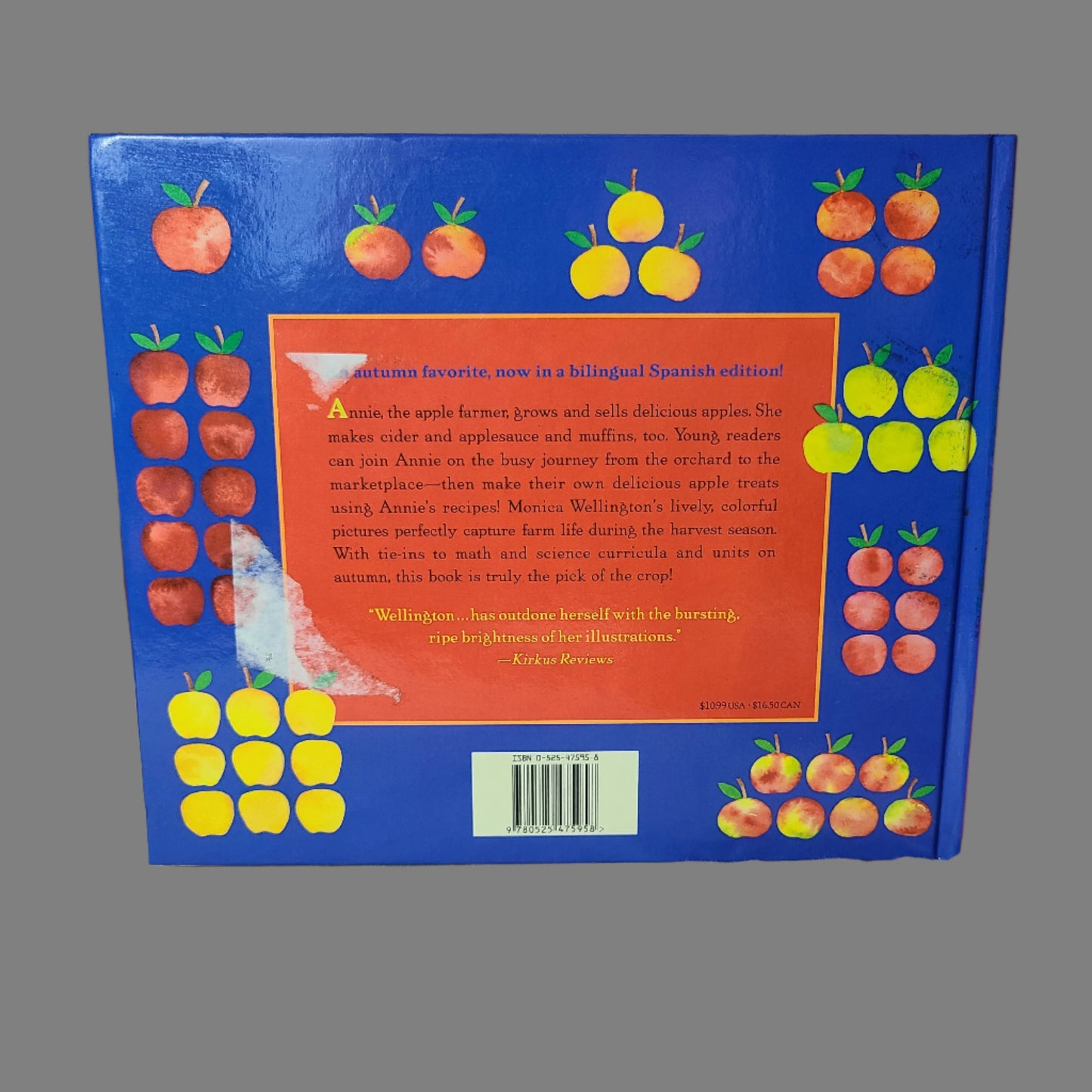 HC Apple Farmer Annie - Ana Cultiva Manzanas - By Monica Wellington - Copyright 2004 - LIKE NEW