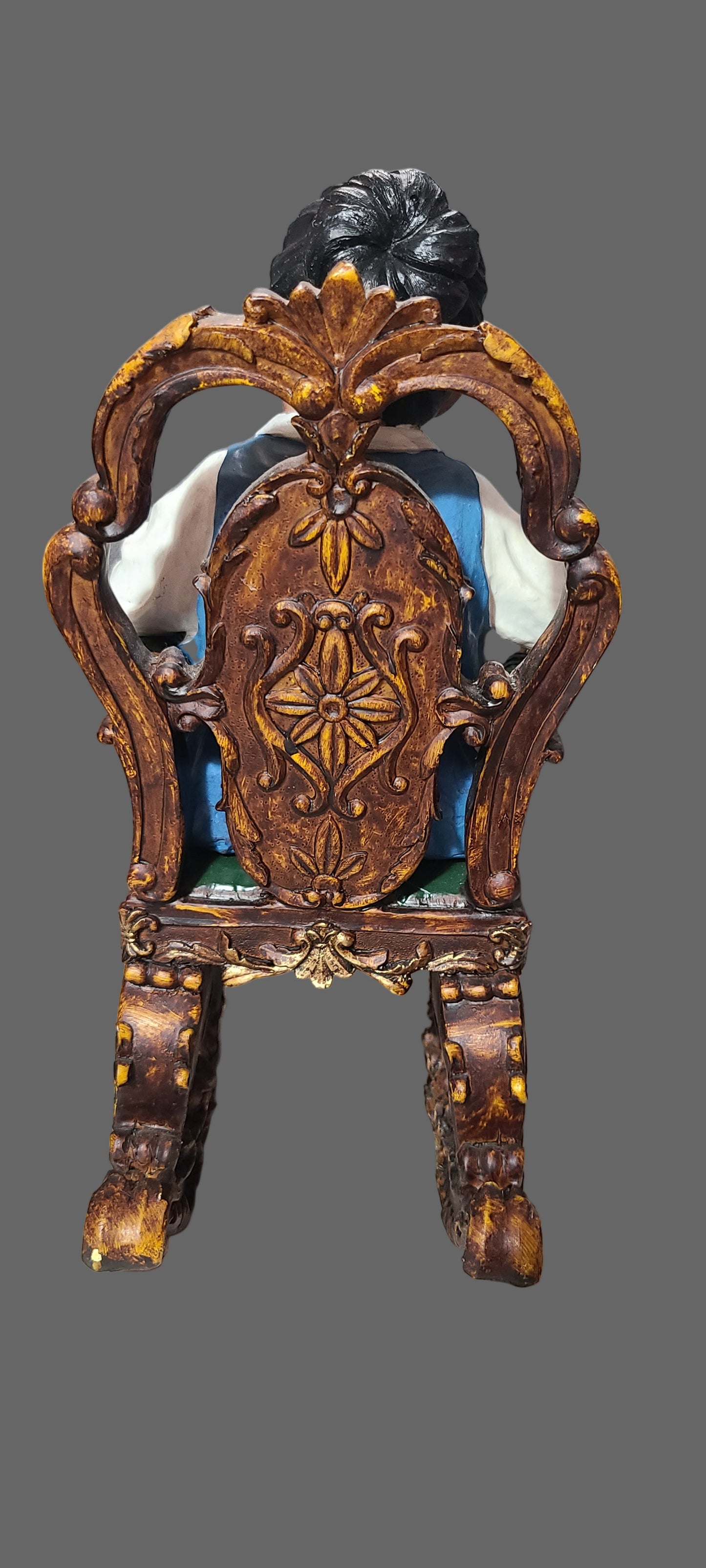 African American Grandma & Grandpa Rocking Chair Figurines - See Description - AS IS