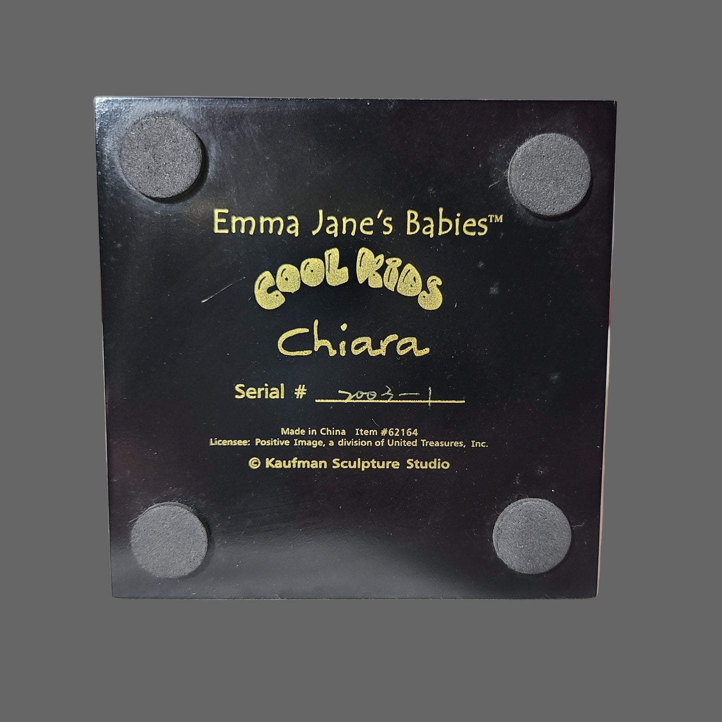 Retired Emma Jane's Babies Cool Kids Chiara Figurine - USED