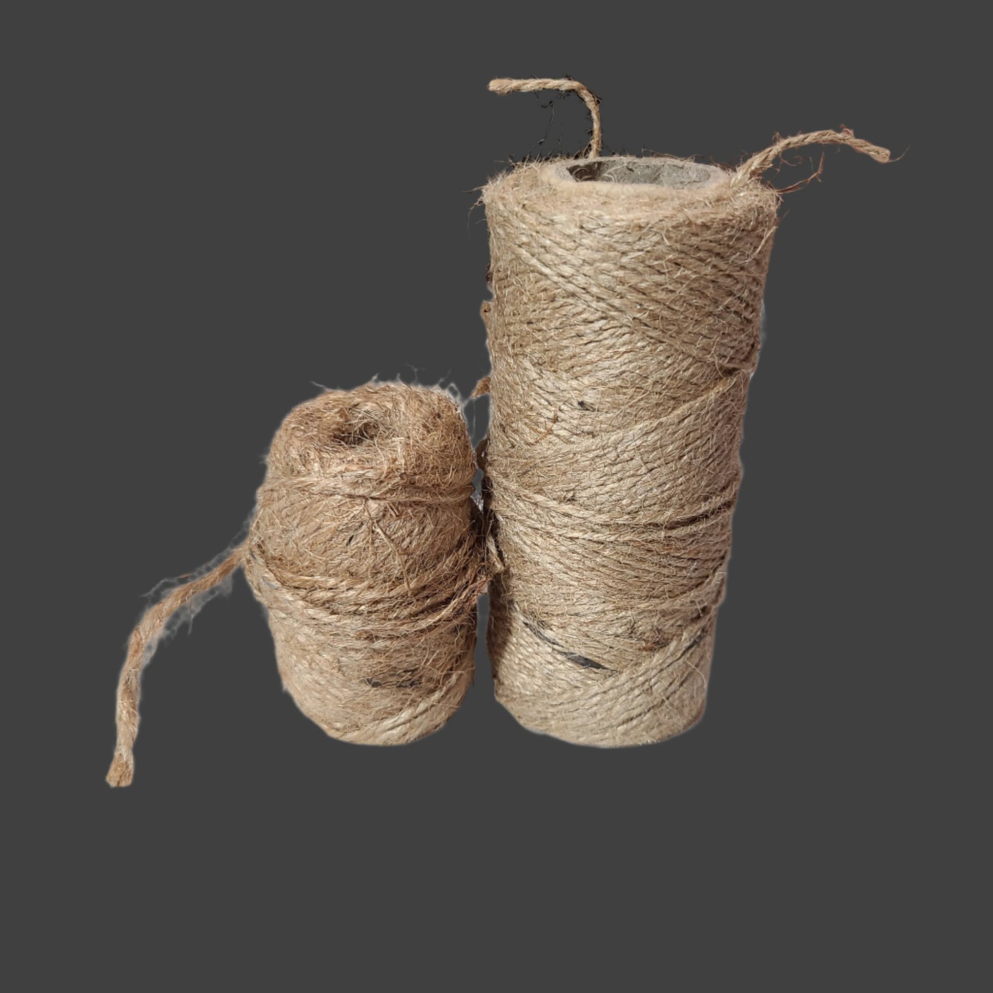 2 Partial Natural Jute Twine Rolls - AS IS
