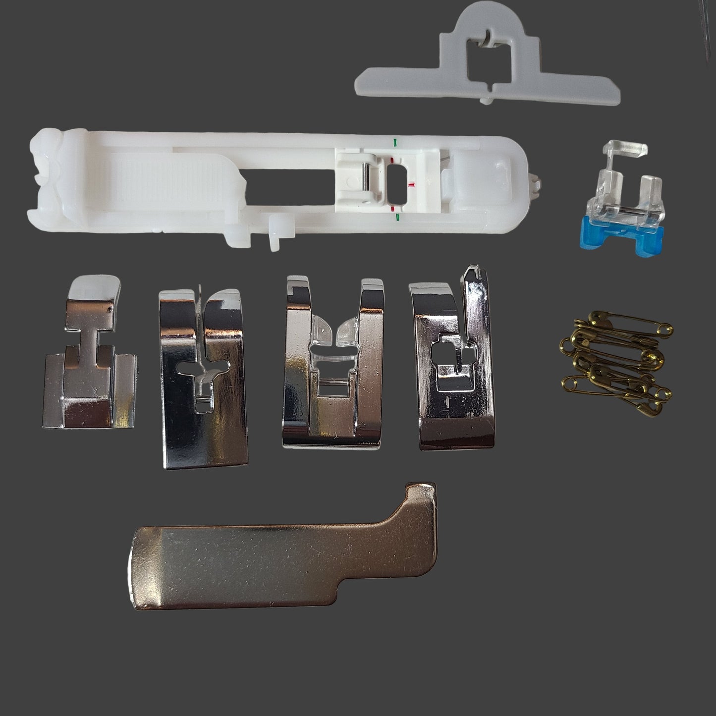 Bag of Miscellaneous Sewing Supplies - Measuring Tools, Cutting Tool, Needles & More - USED