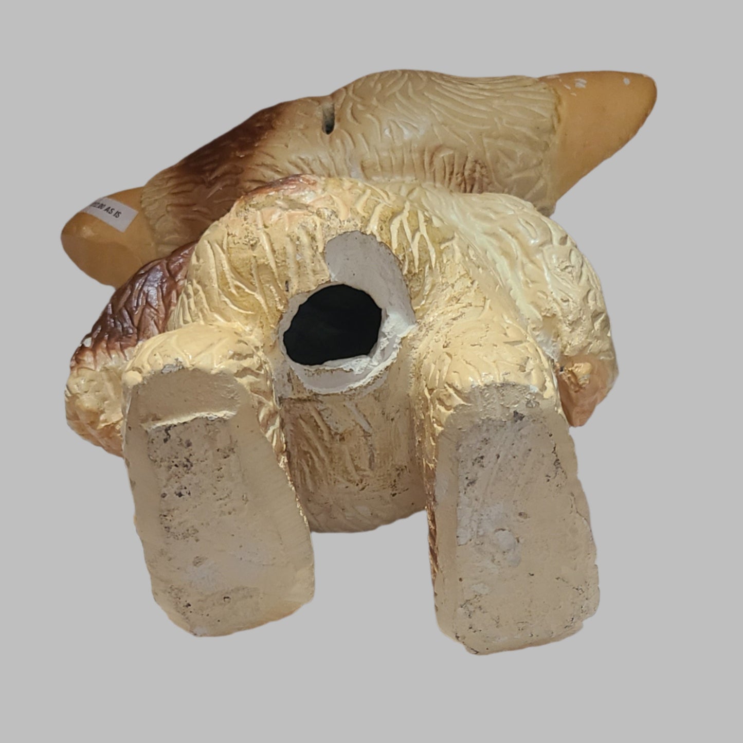 VTG 1980's Mogwai 11 3/4" Ceramic Money Bank - Chips/Broken Plug - AS IS