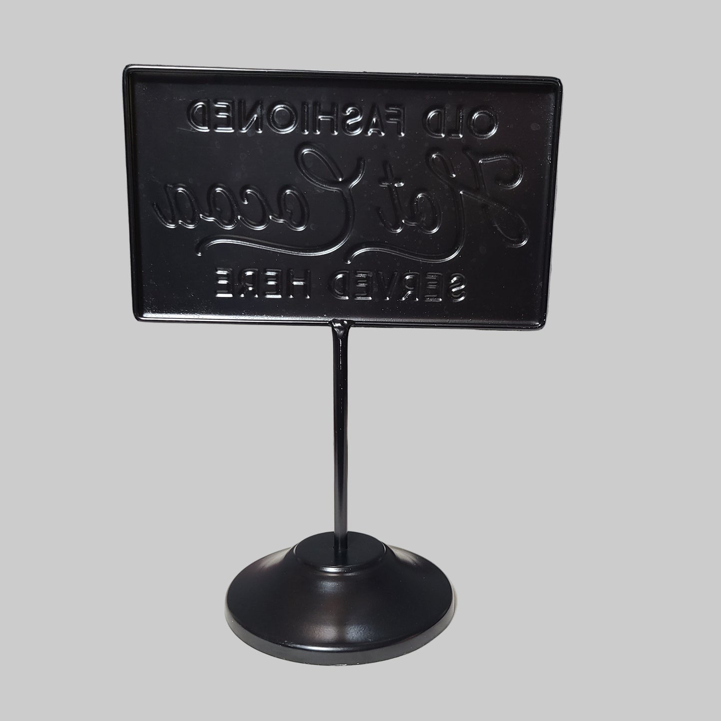 Metal Hot Cocoa Table Sign - LIKE NEW