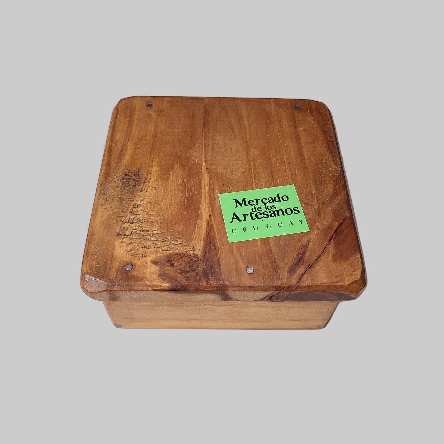 VTG Handmade Mercado de los Artesanos Montevideo Uruguay Trinket Box - LIKE NEW