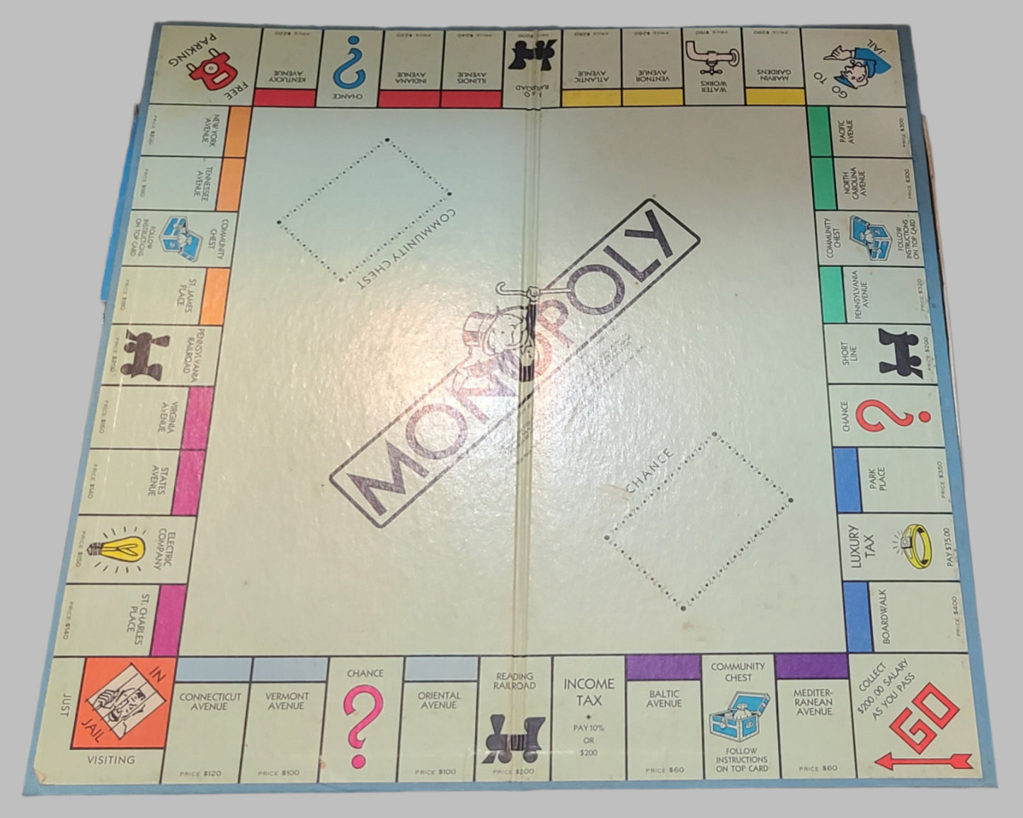 VTG 1985 Monopoly - Missing 2 Player Pieces - AS IS