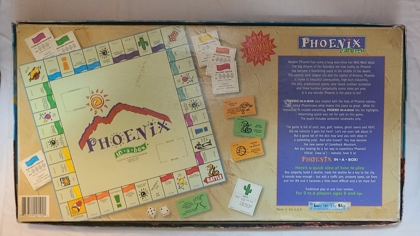 Phoenix in a Box - Authentic Landmark Edition - Missing 1 Big Fun Card - AS IS