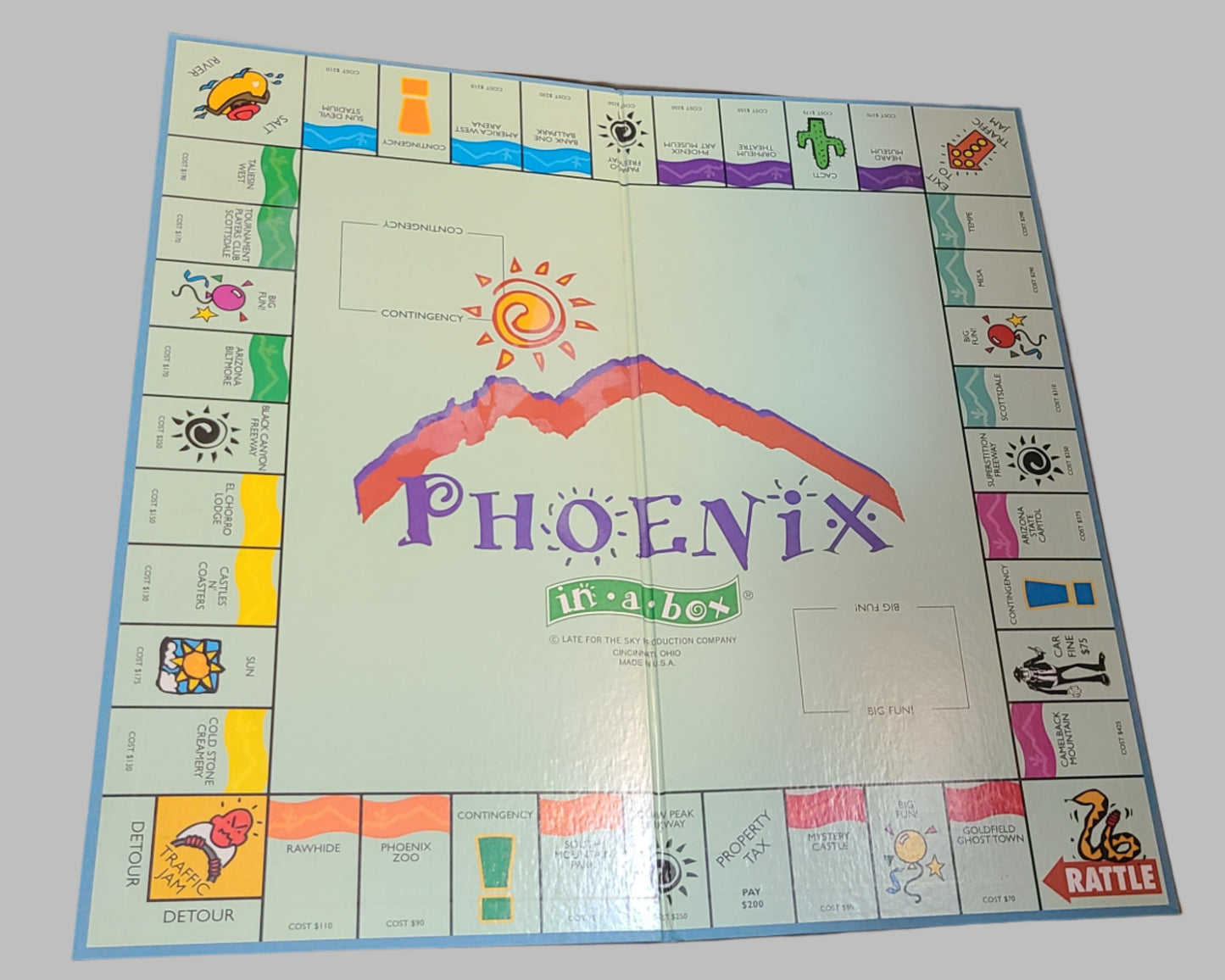Phoenix in a Box - Authentic Landmark Edition - Missing 1 Big Fun Card - AS IS