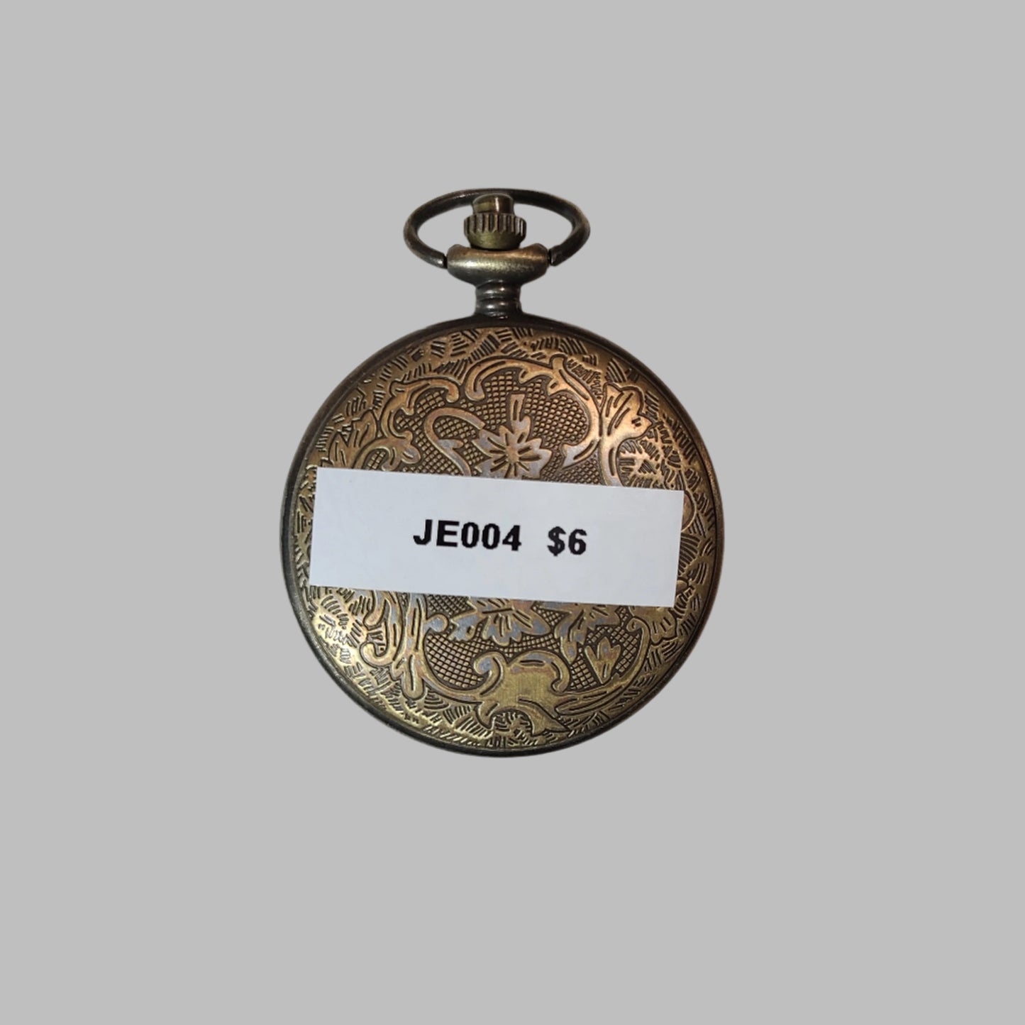 Quartz Gold Pocket Watch - Needs Battery - AS IS