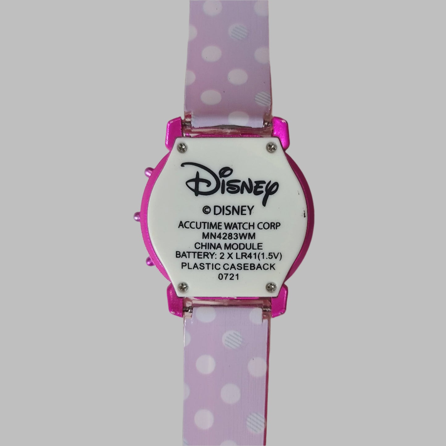 Disney Minnie Mouse Watch - MN4283WM - Needs Battery - AS IS