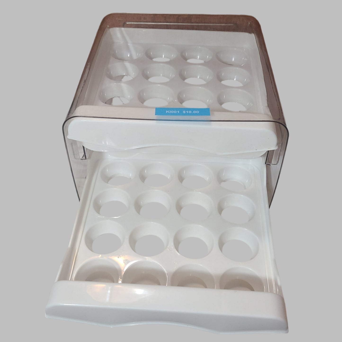 2 Tier Plastic Egg Organizer - LIKE NEW