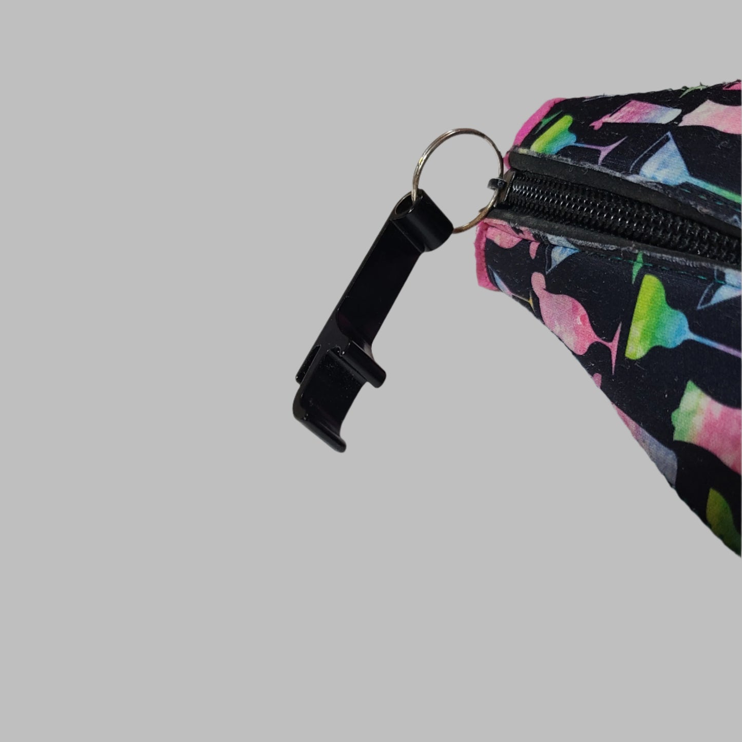 Insulated Drink Cooler "I Have Mixed Drinks About Feelings" w/ Accessory & Lighter Pouch & Bottle Opener - USED