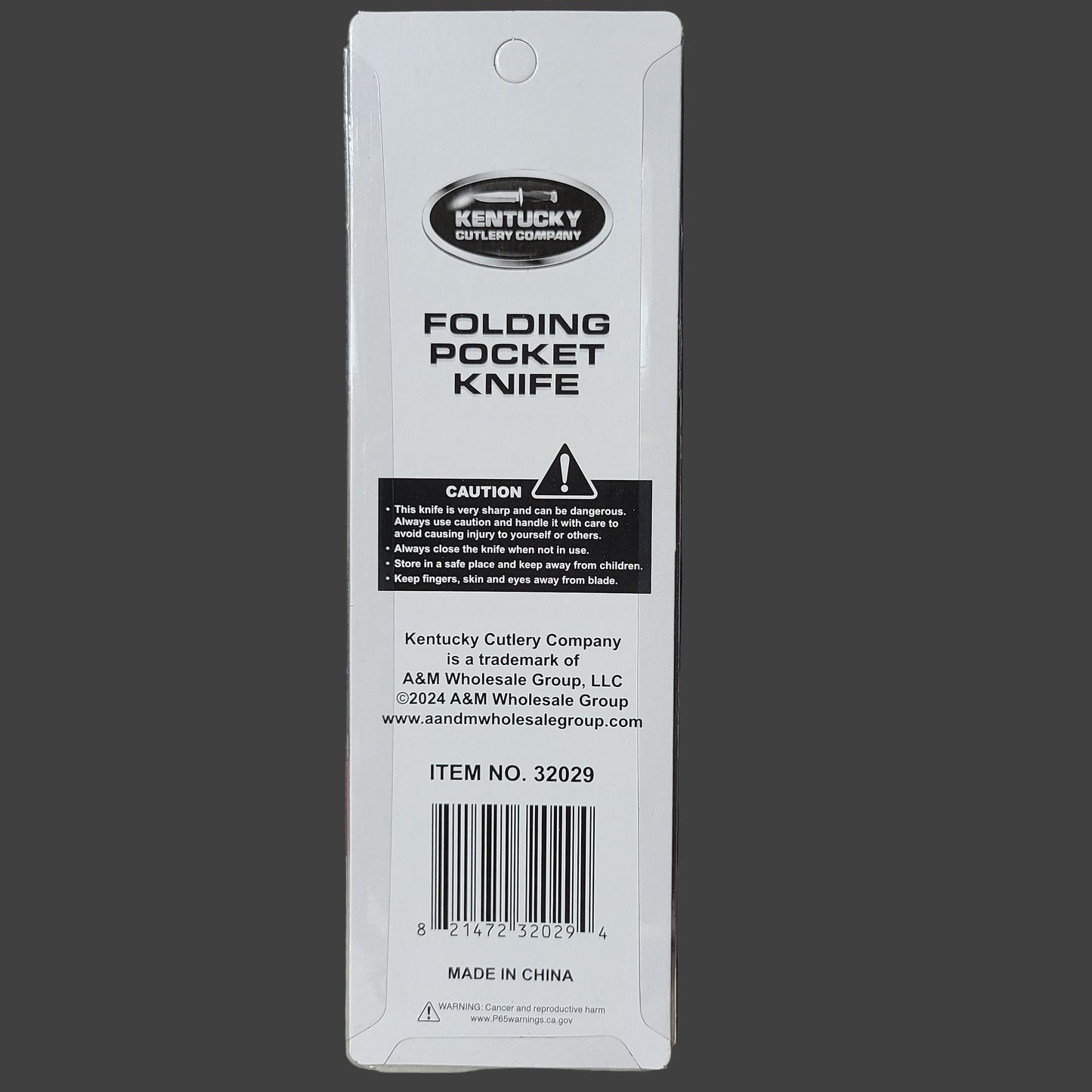 Kentucky Cutlery Company Black 4 Slot Folding Pocketknife - NEW