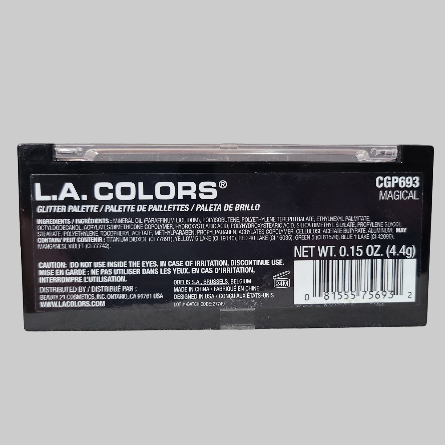 L.A. Colors Glitter Palette - Magical - NEW