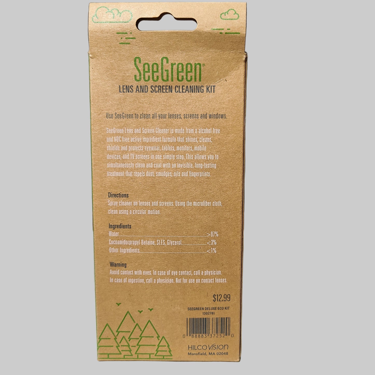 SeeGreen Lens and Screen Cleaning Kit - NEW