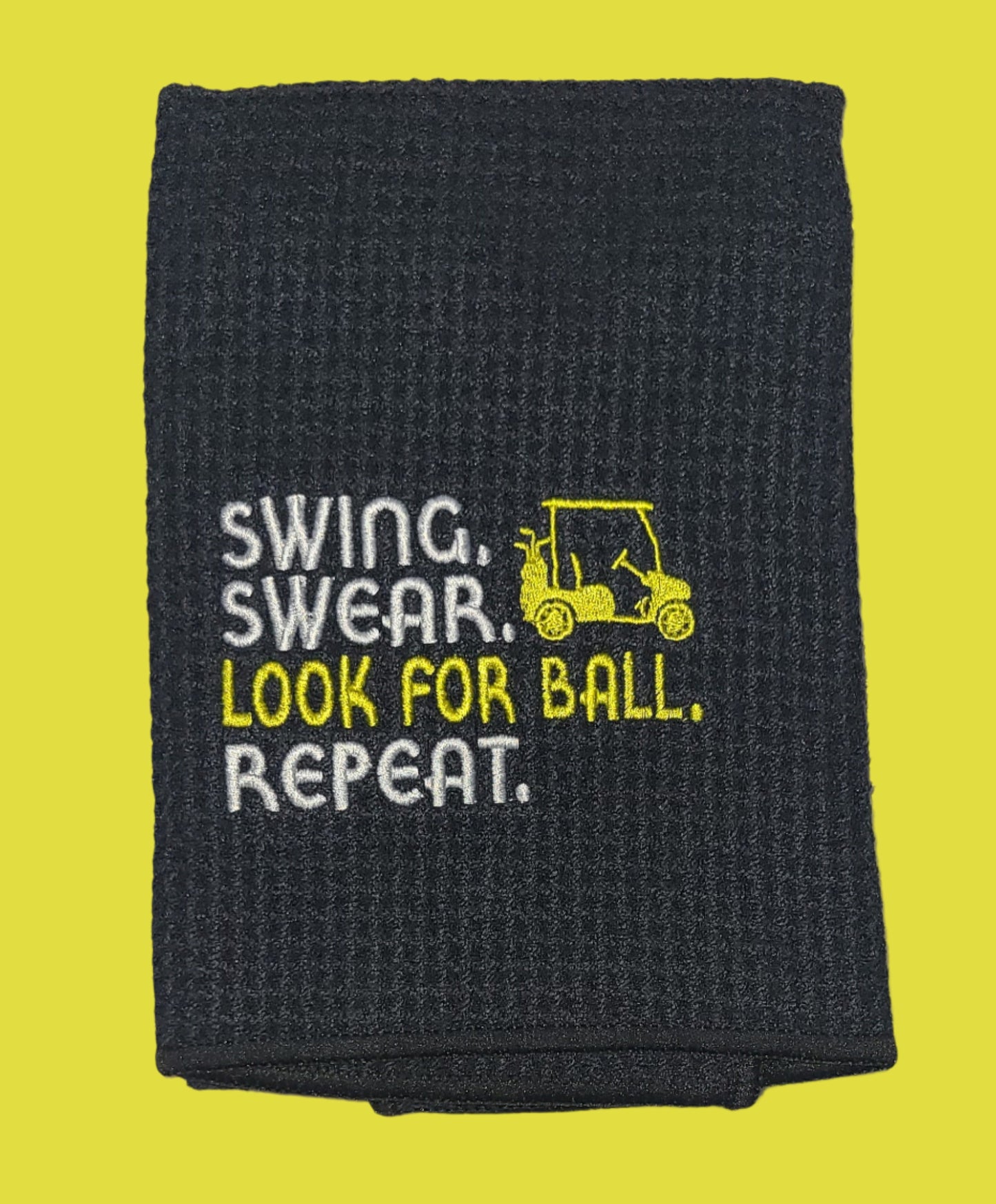 Funny Golf Towel – Embroidered w/ Clip - NEW