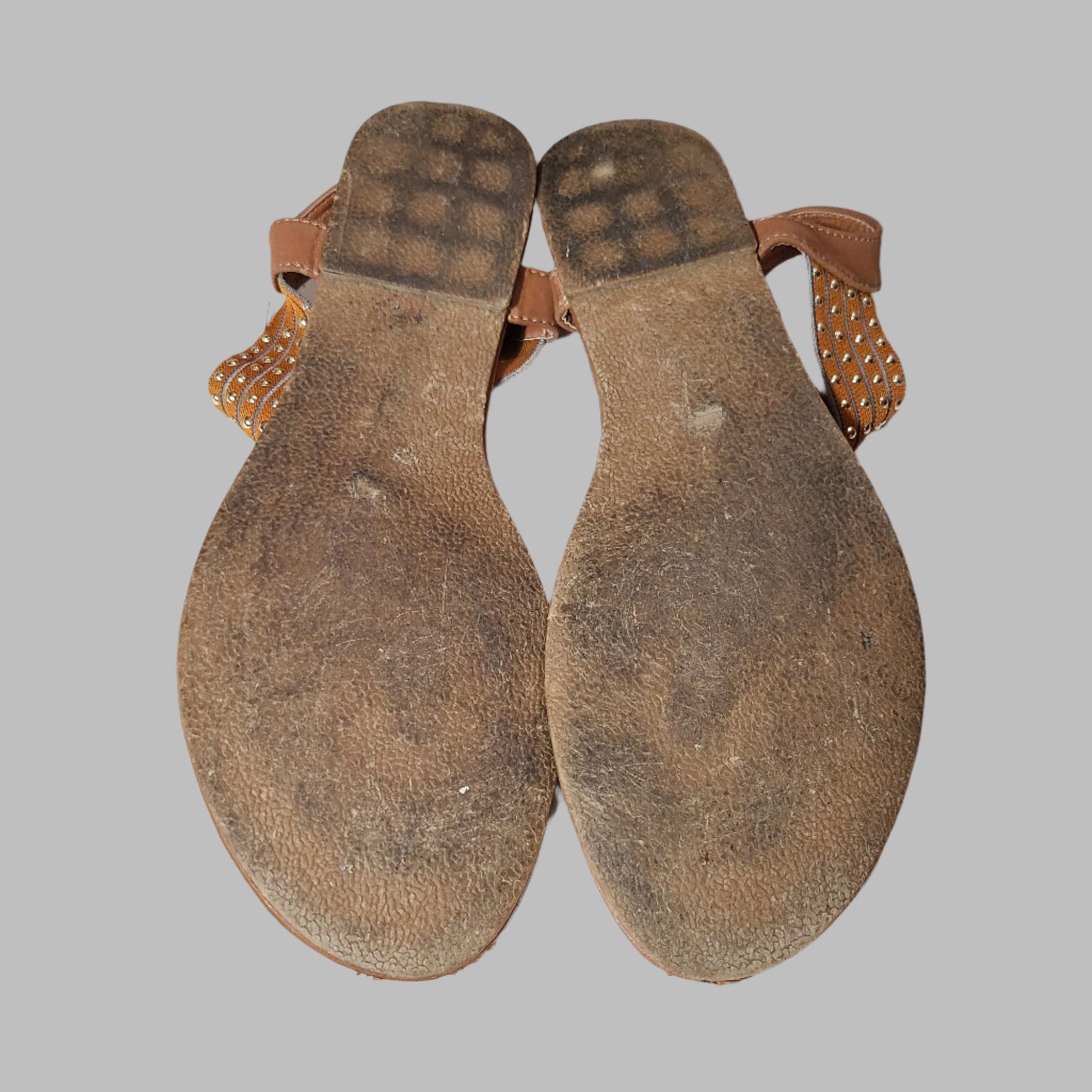 Women's 10 XL Brown Rue 21 ETC! Sandals - USED