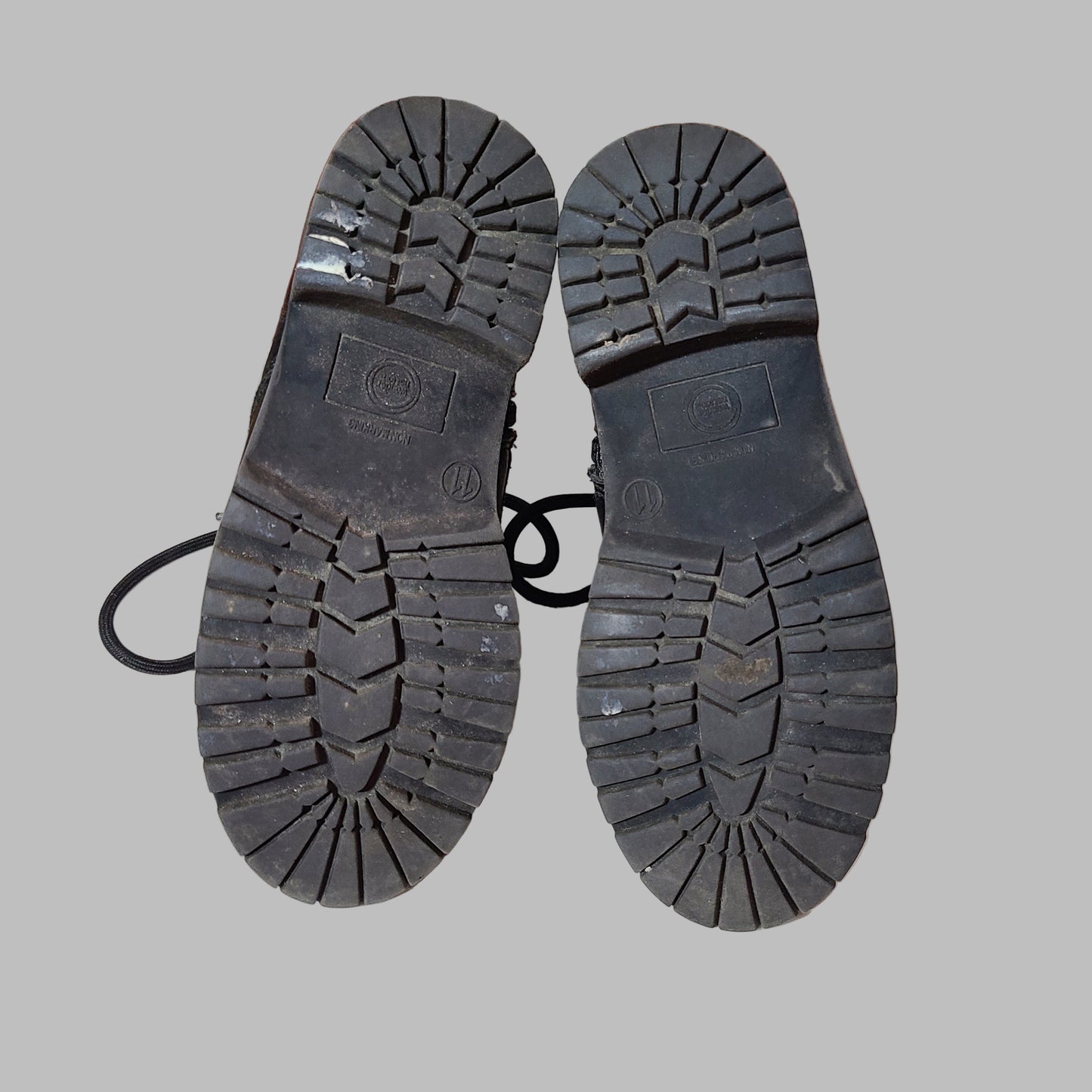 Girl's 11 Wonder Nation Black Zip-Up & Lace Boots - USED