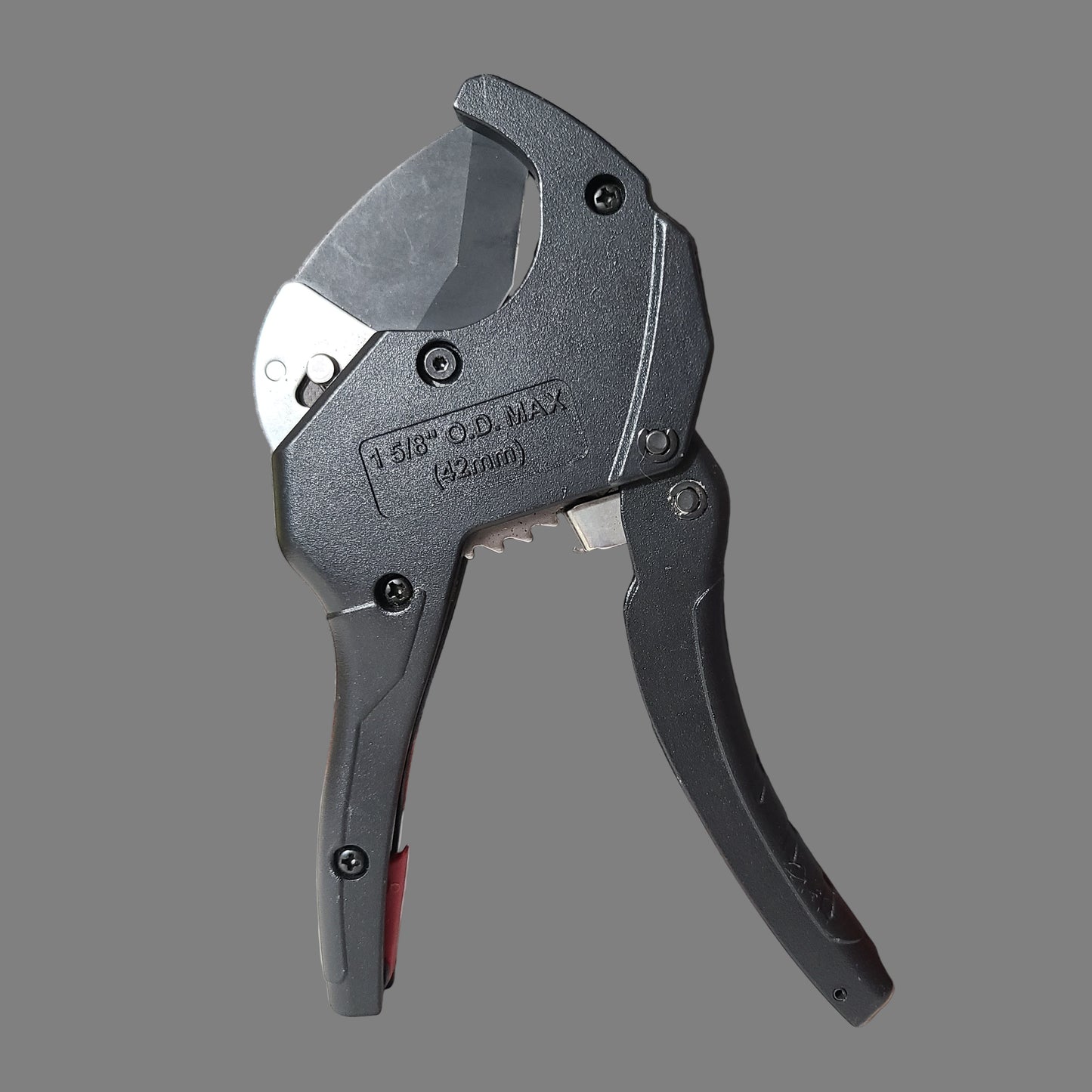 Husky 1-5/8" Jaw Ratcheting PVC & Plastic Pipe Cutters - Quick Release - LIKE NEW