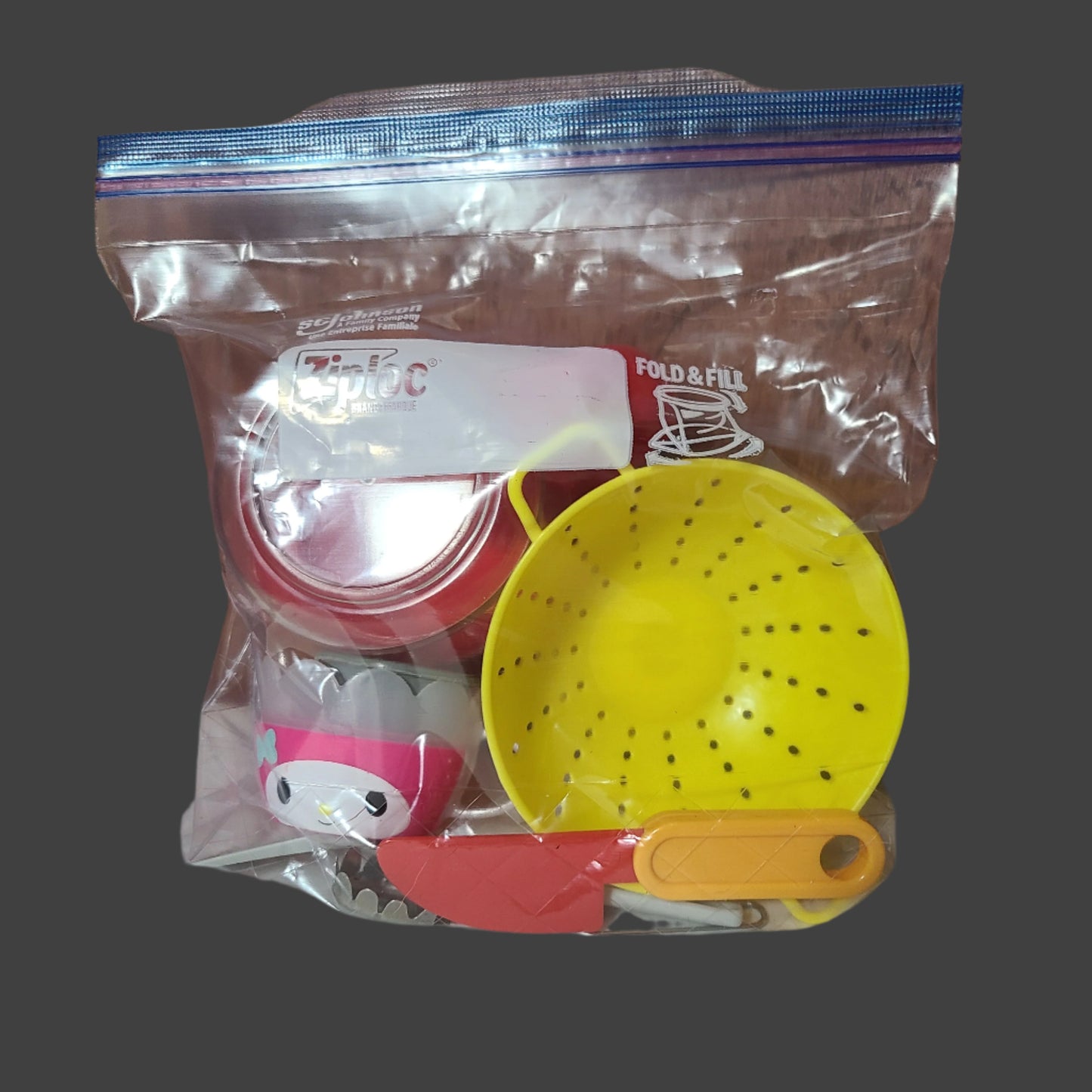 7PC Bag Miscellaneous Plastic Kitchen & Utensil Toys - USED