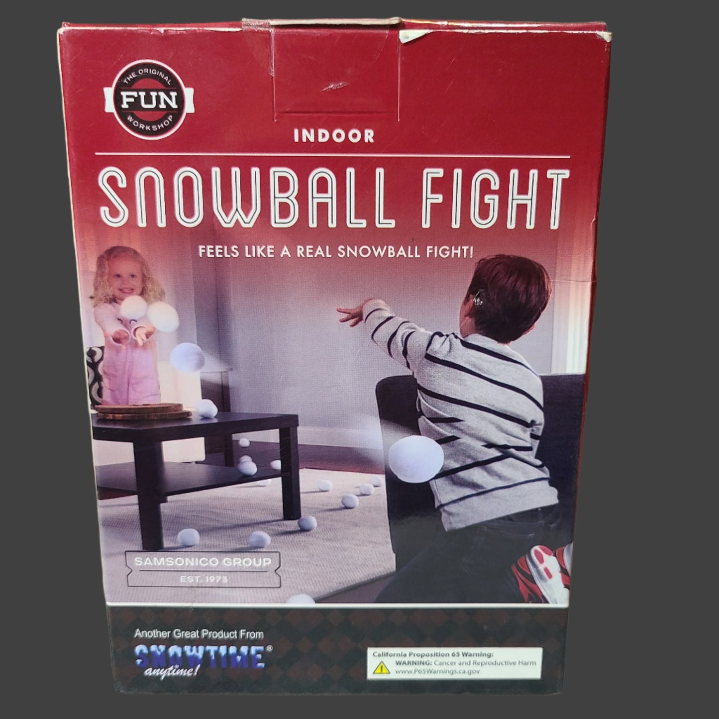 The Original Fun Workshop Indoor Snowball Fight - NEW