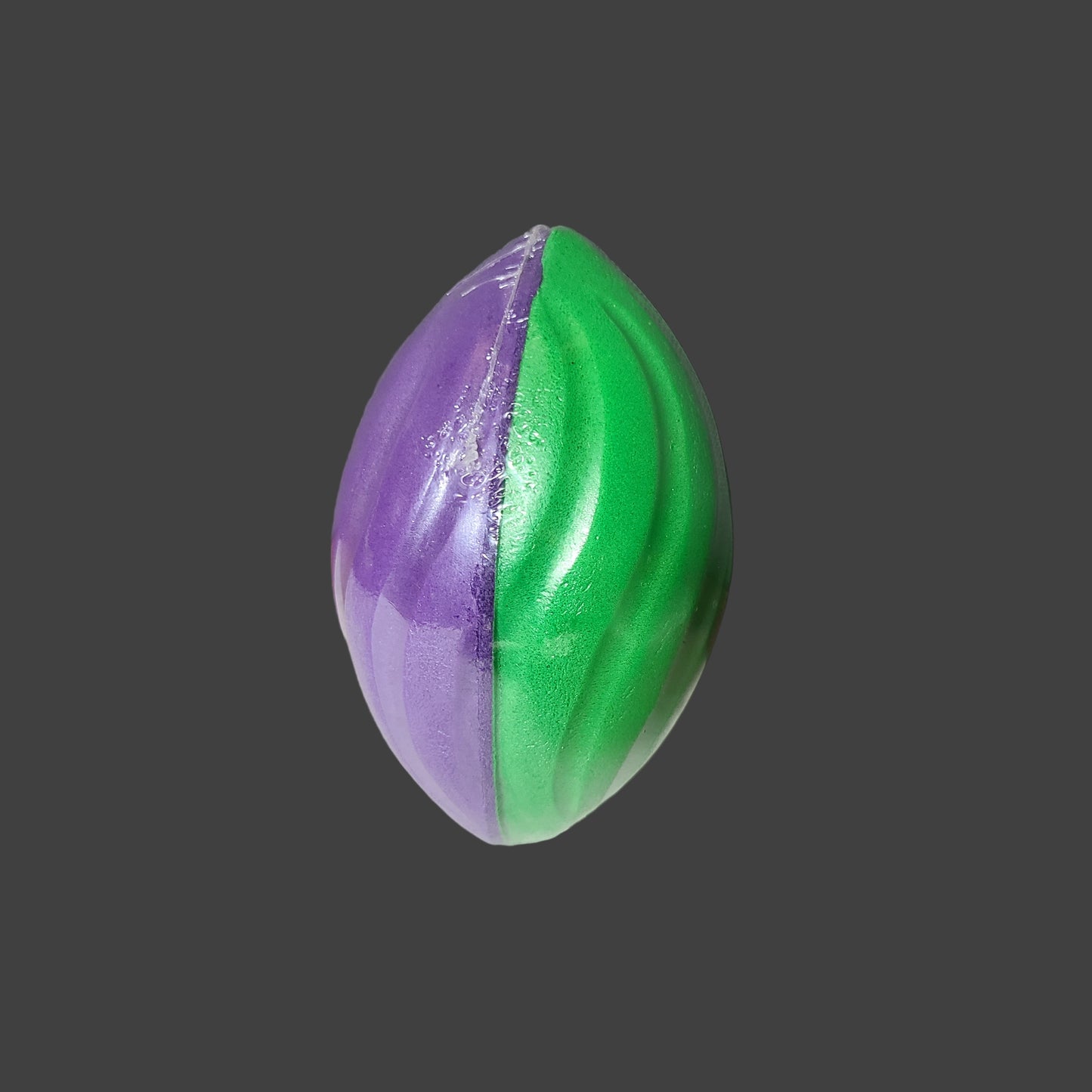 5.5" Purple & Green Foam Football - NEW