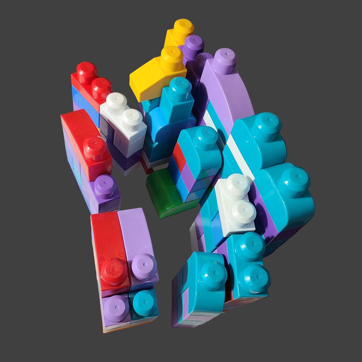 Miscellaneous 122 Piece Toddler Mega Blocks Set - USED