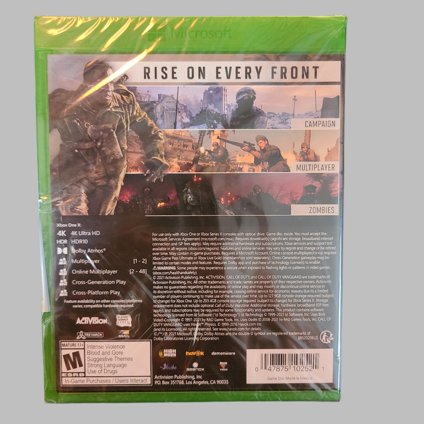 Xbox One - Xbox X - Call of Duty Vanguard - NEW