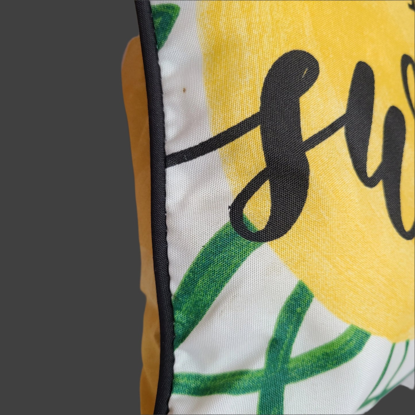 Mainstays Outdoor "Home Sweet Home" Lumbar Throw Pillow - LIKE NEW