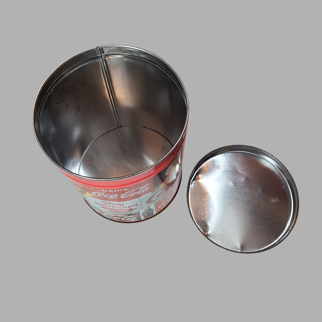 VTG 1993 Coca-Cola Tin Can - Empty - USED