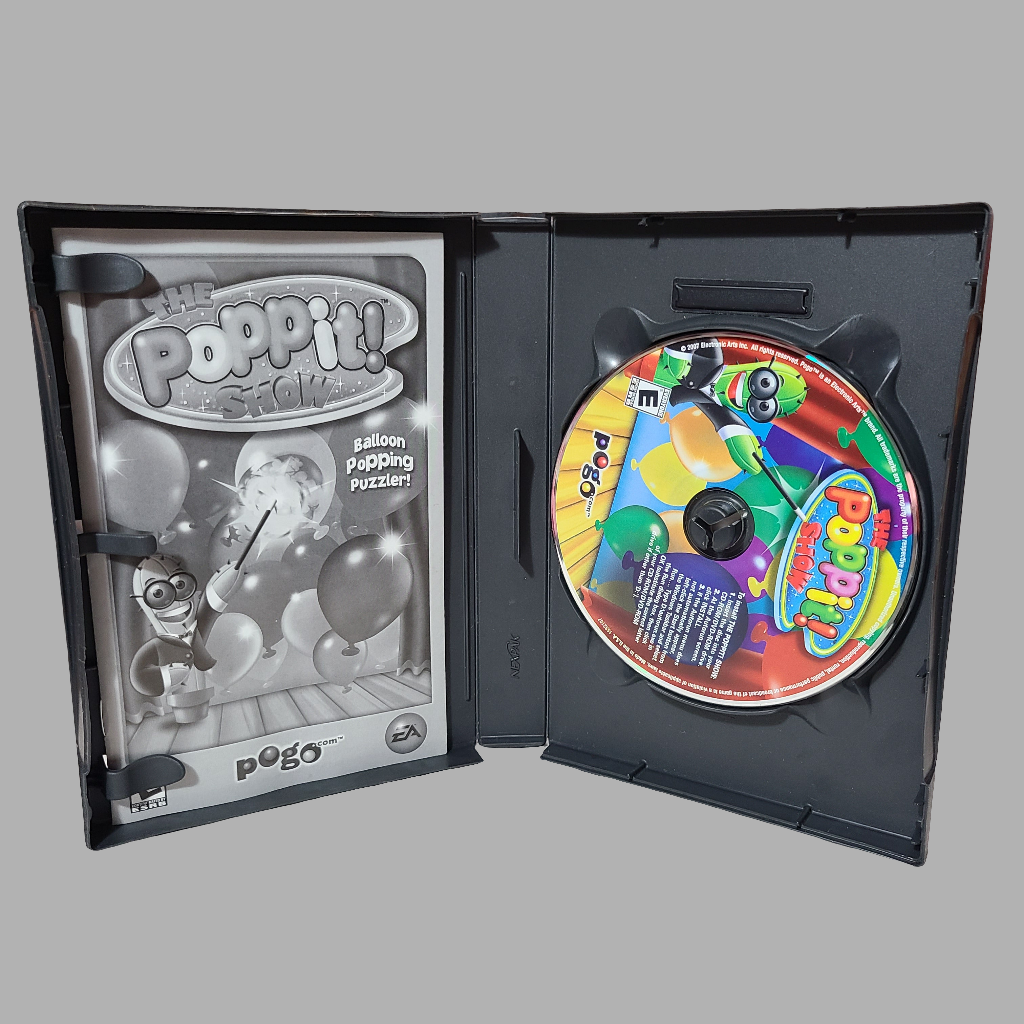 PCCD The Poppit! Show - Balloon Popping Puzzler! PC Game - USED