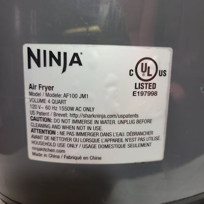 Ninja Air Fryer - AF100 JM1 - USED