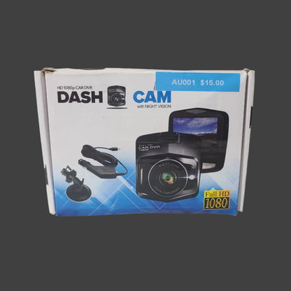 HD 1080p Car DVR Dash Cam w/ Night Vision - LIKE NEW