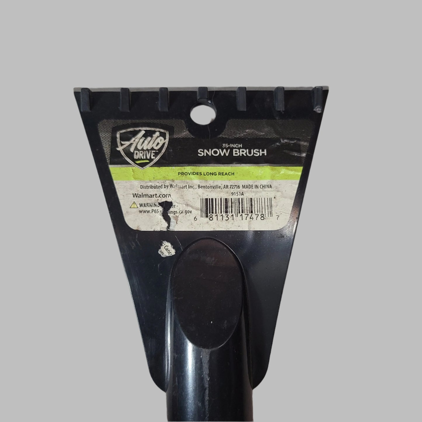 Auto Drive 35" Blue & Black Snow Brush - LIKE NEW