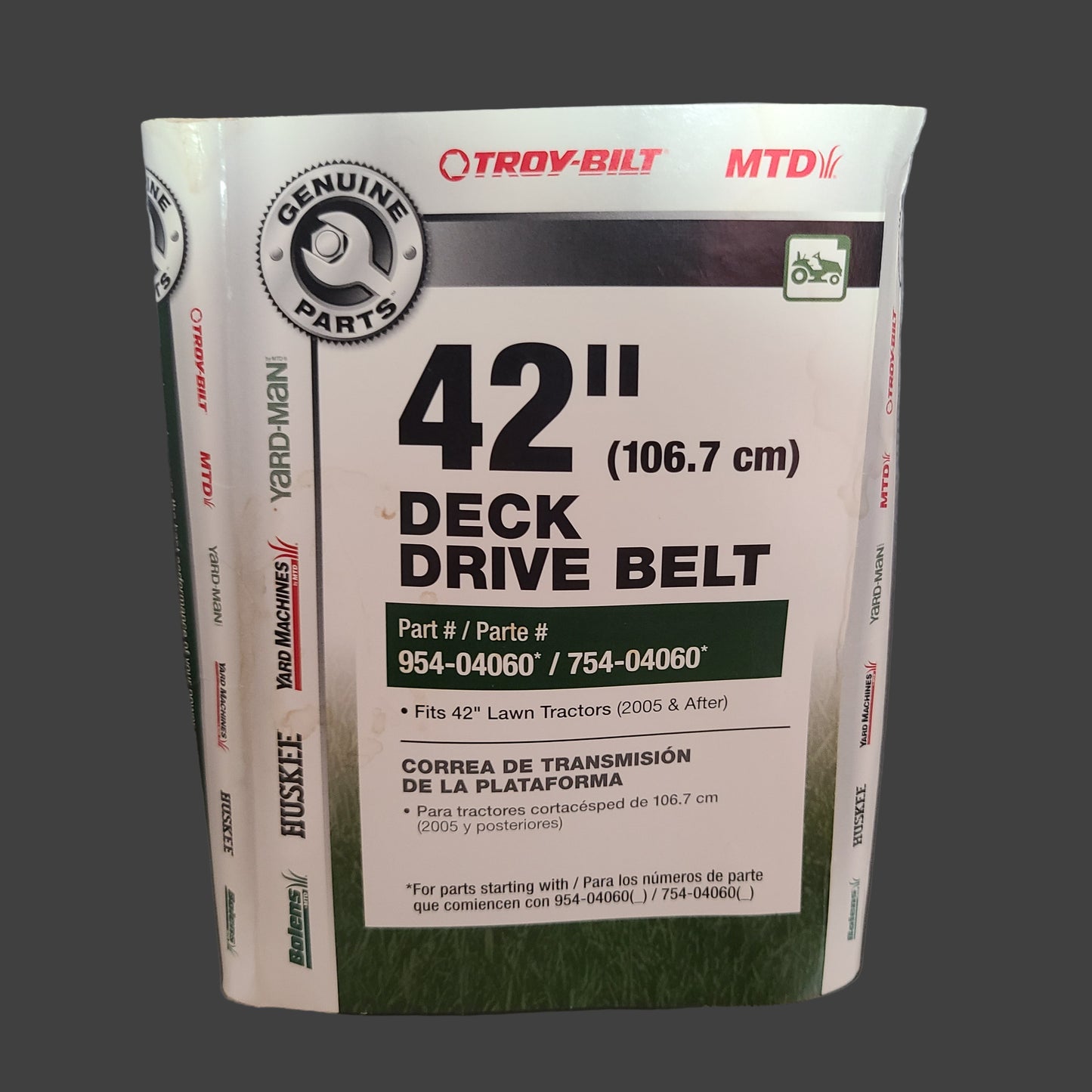 Genuine Parts 42" Deck Drive Belt - Fits 42" Lawn Tractors 2005 & After - NEW