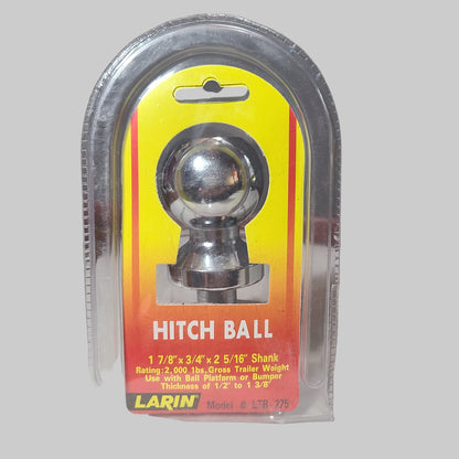 Larin Hitch Ball - Model LTB-275 - NEW