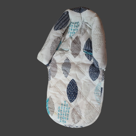 Newborn Car Seat Insert - Leaf Design - Small Stain - USED