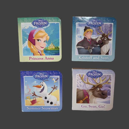 4 Disney Frozen Board Baby Books - Partial Set - LIKE NEW