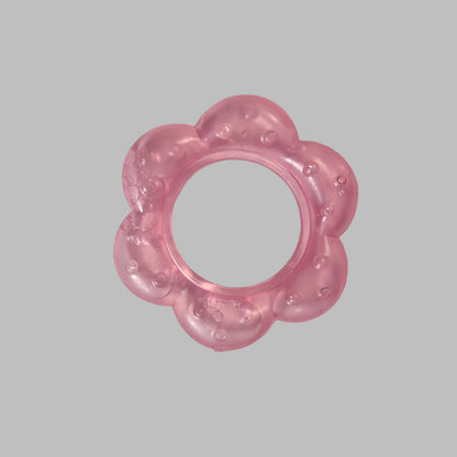 Pink Girls Baby Teething Ring - USED