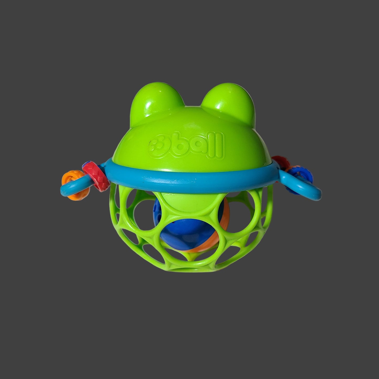 Kids II O'ball Frog Rattle - USED