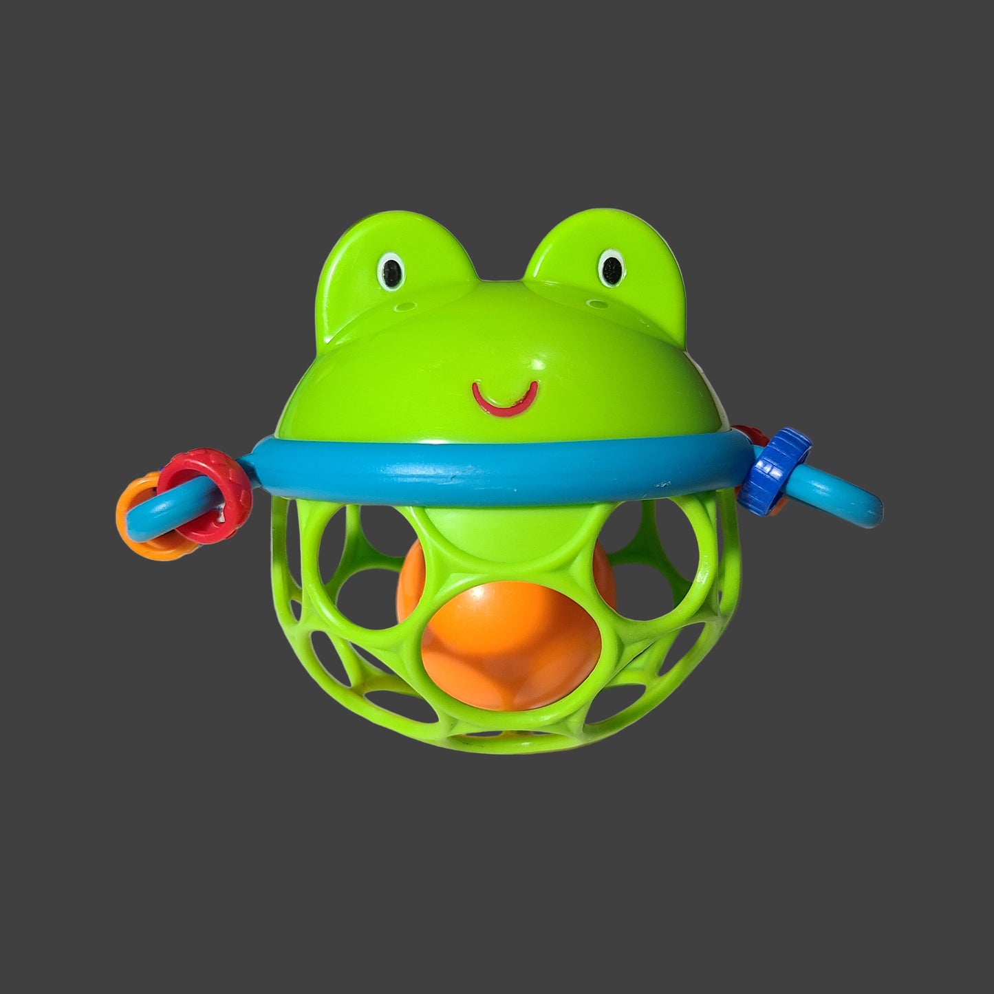 Kids II O'ball Frog Rattle - USED