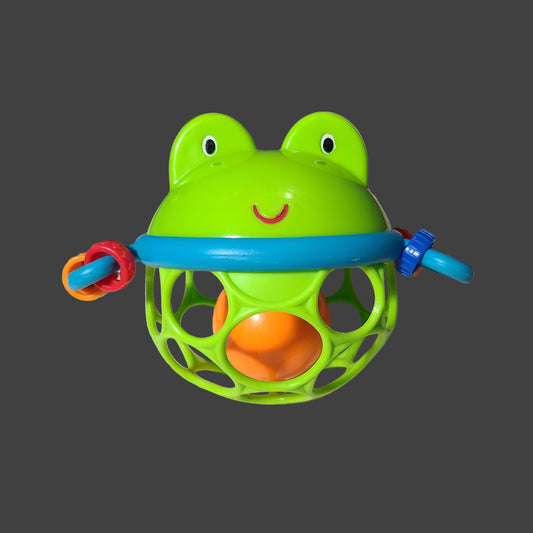 Kids II O'ball Frog Rattle - USED