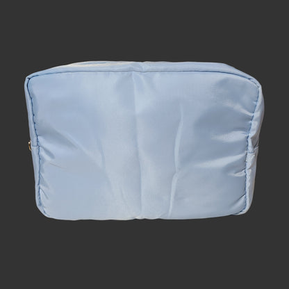 Light Blue Nylon Waterproof Travel Bag - USED