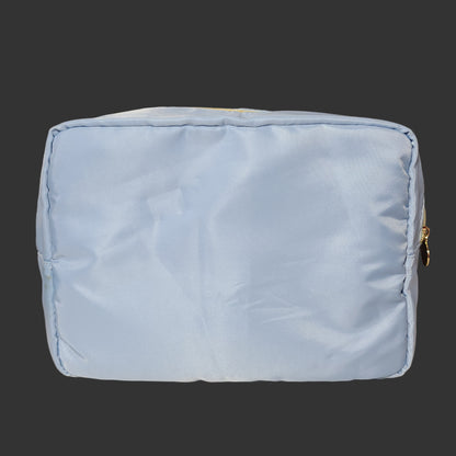 Light Blue Nylon Waterproof Travel Bag - USED